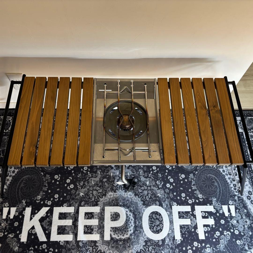 S*6様 アイアンテーブル　フラットバーナー付　アイアン工房　スノーピーク　IG