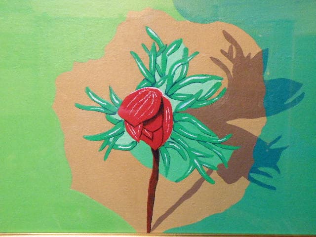 アクリル絵画　☆ＢＬＯＯＤ　～　和名(恋人の血)☆　　【額装】