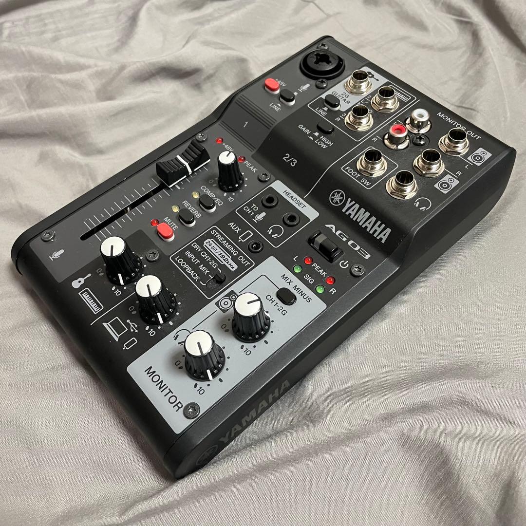 YAMAHA AG03MK2 B オーディオインターフェイス ブラック