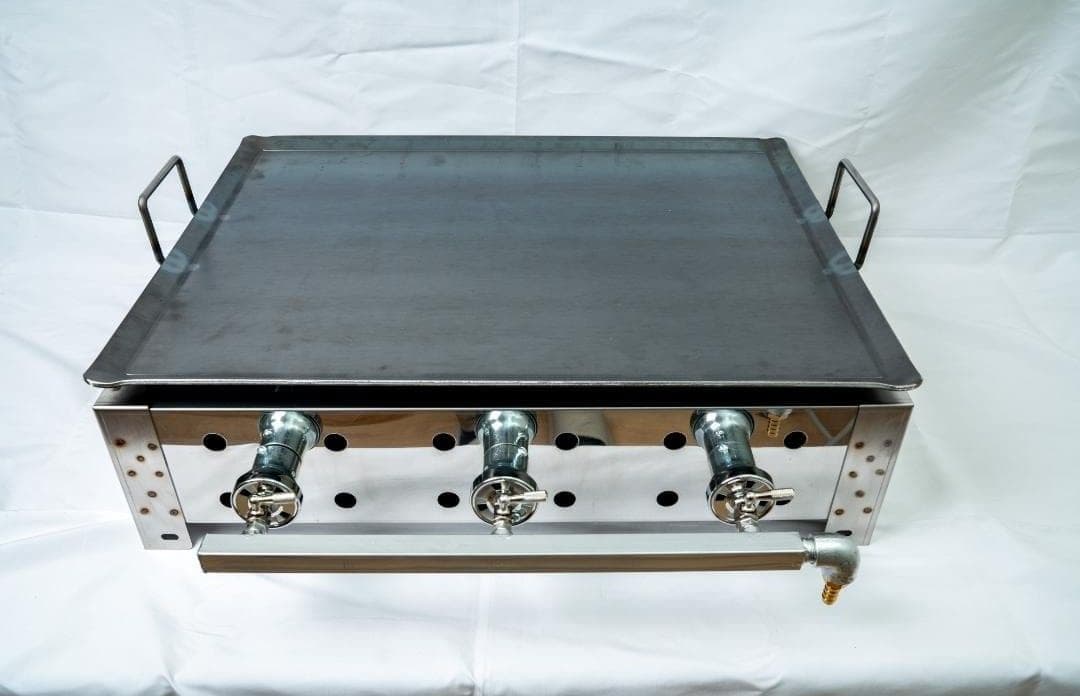 キャンセル品のため特価 持手付 ６ミリ鉄板 LPガス グリドル BBQ イベント