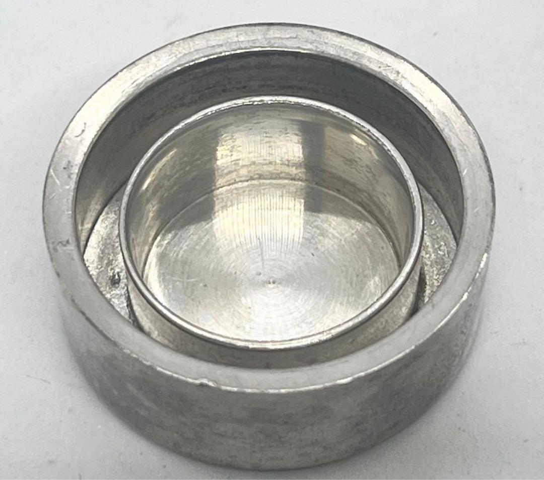 四世秦蔵六 蔵六造 倣張星栄作意 純錫四入角茶壷 純錫六角茶壷 平安