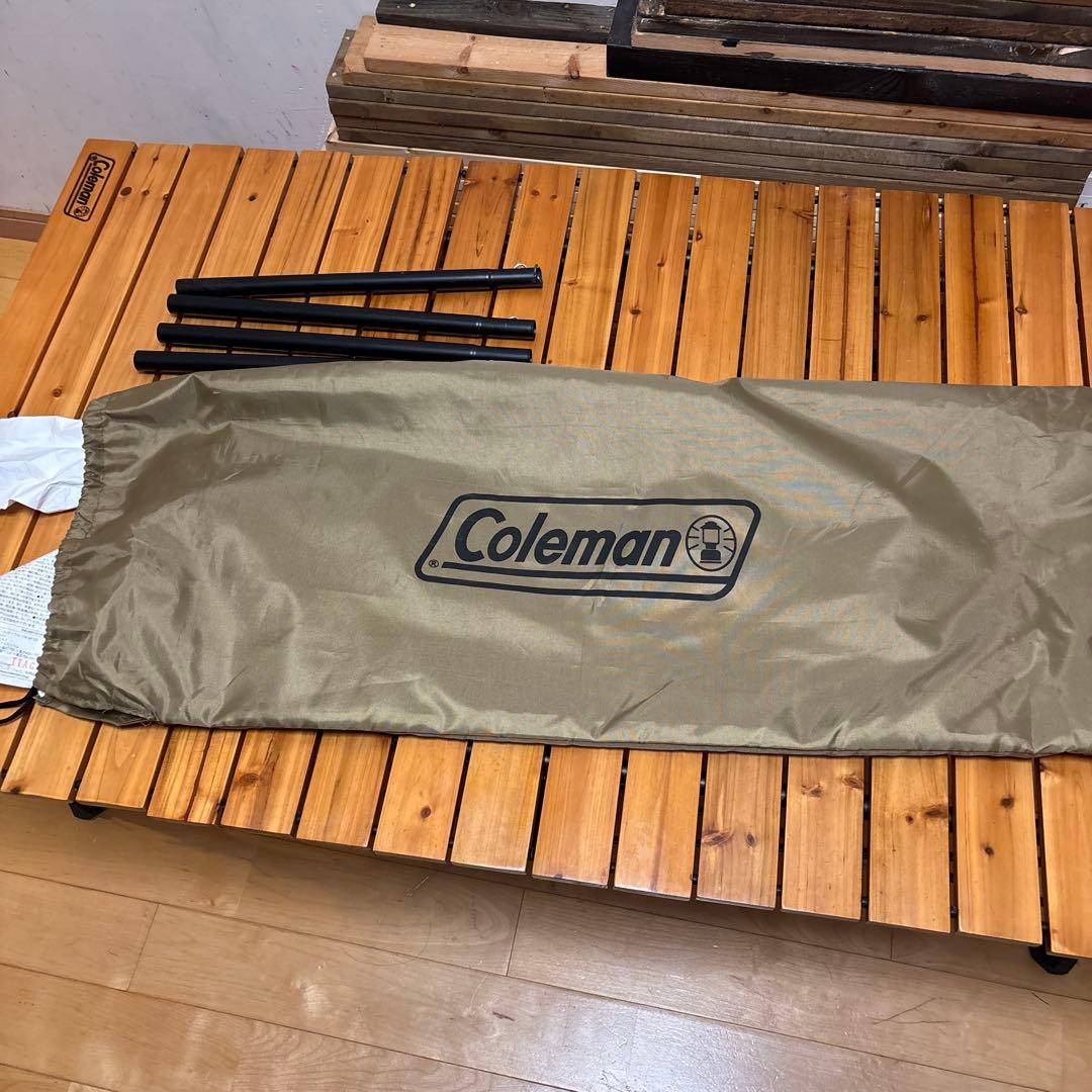 Coleman ウッドロールテーブル110 ブラック限定品