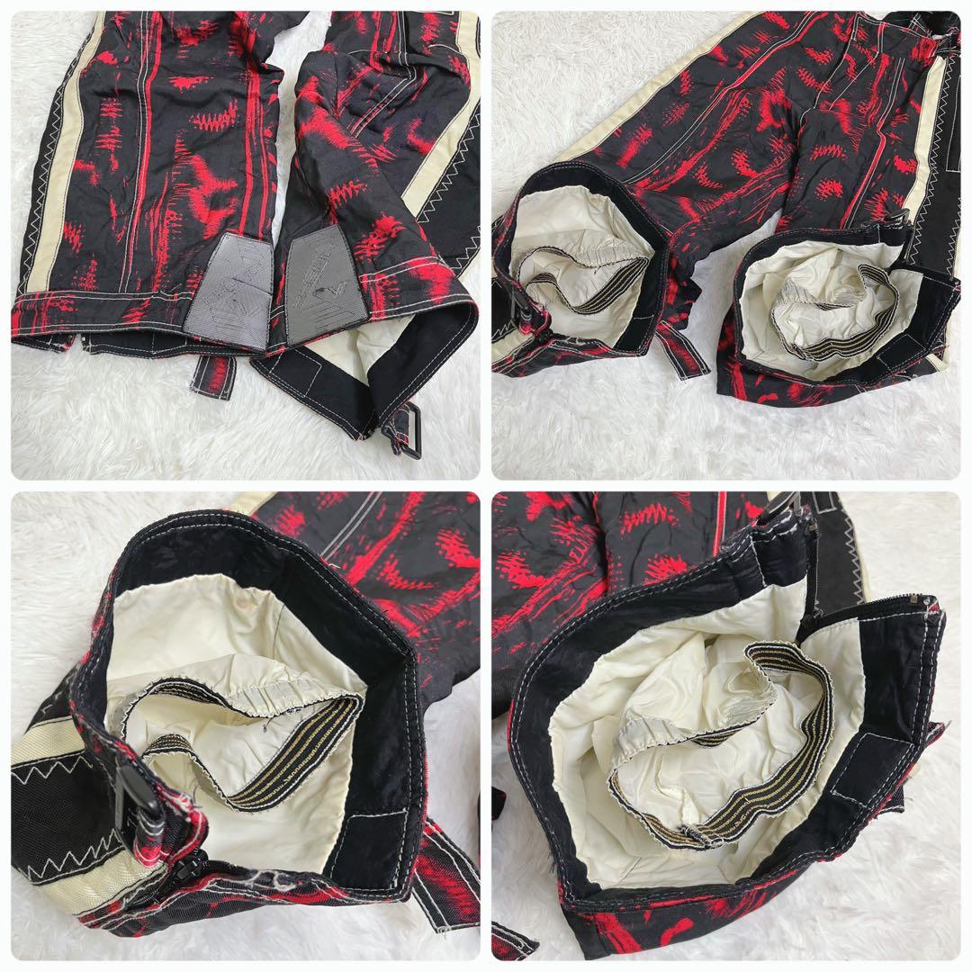 レトロ 90s フェニックス スキーウェア 上下M レッドブラック スキースノボ