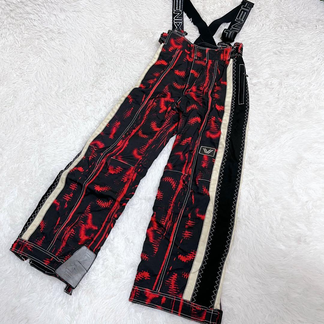 レトロ 90s フェニックス スキーウェア 上下M レッドブラック スキースノボ