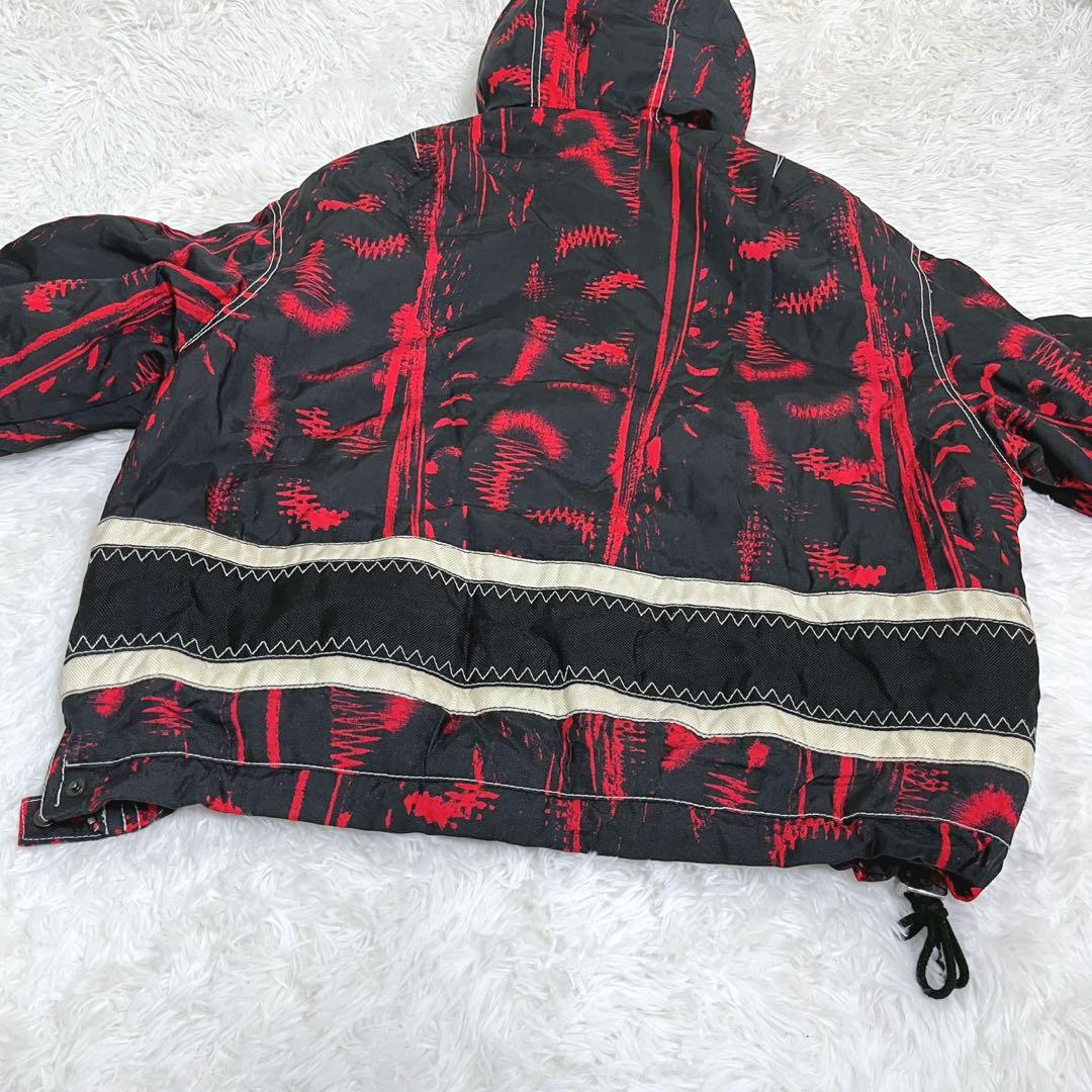 レトロ 90s フェニックス スキーウェア 上下M レッドブラック スキースノボ