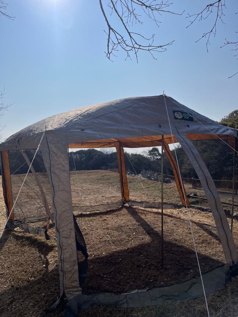 ロゴスTradcanvas SOLO-BB とサザンポートスクリーンテント