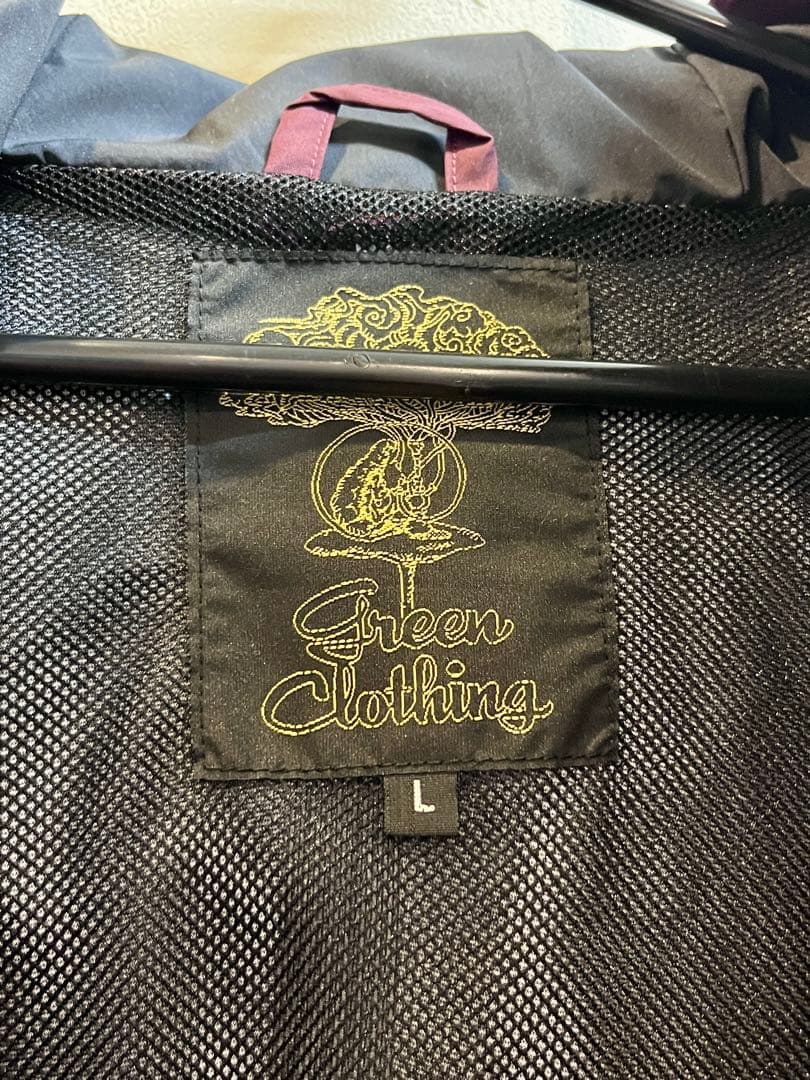 GREENCLOTHING 24/25 freejacketマルーンサイズL