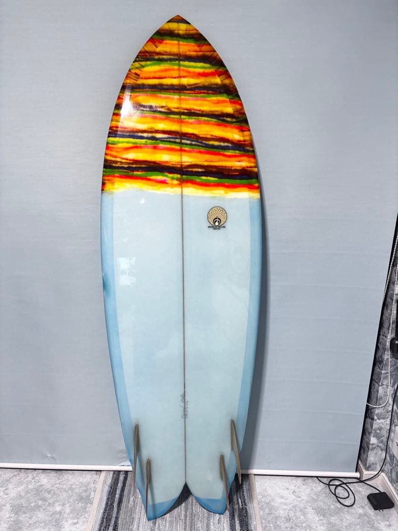 美品　マイケルミラー　クワッドフィッシュサーフボード5.8