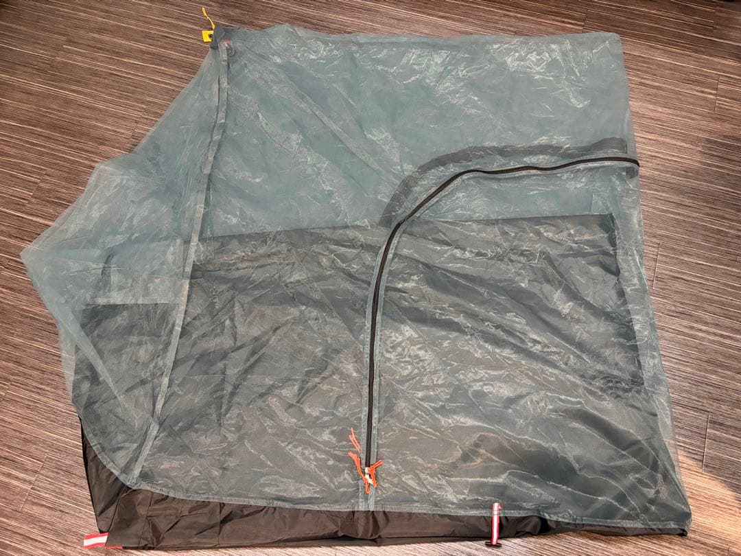 【値下】ドイツ軍 パップテント 軍幕 前面ジッパー加工済／蚊帳・ロープおまけ