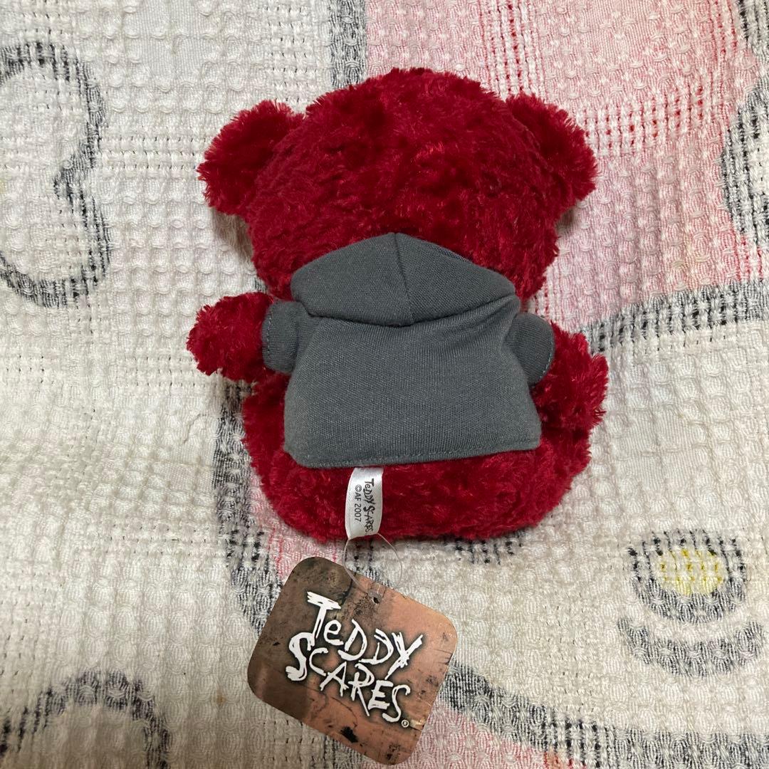テディスケアズ Teddy Scares ぬいぐるみ　赤くま　中古品
