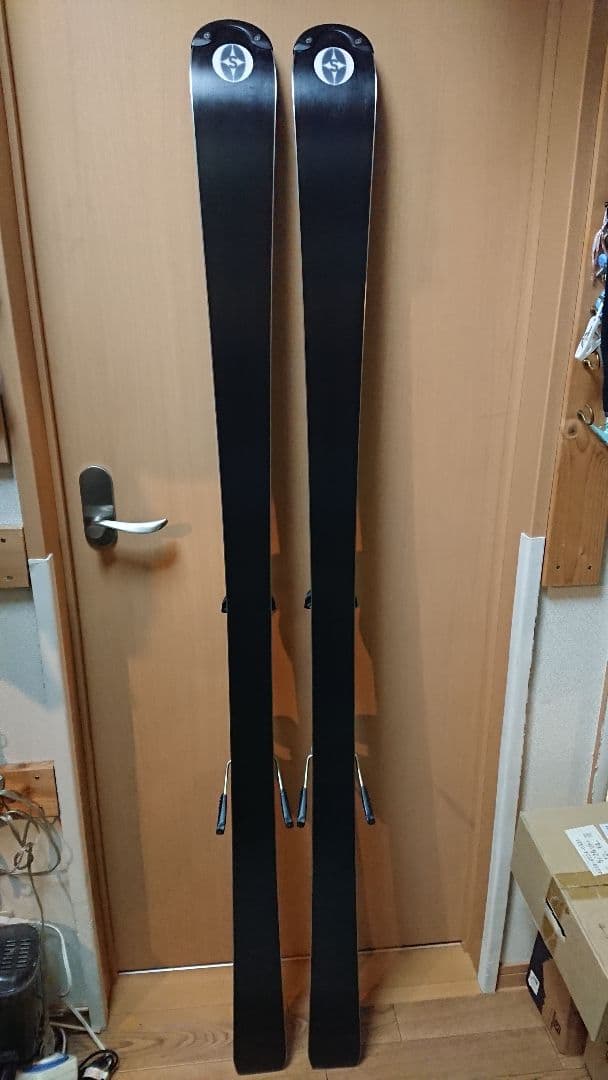 美品 OGASAKA CT-J 160㎝ ジュニアスキー板 簡単調整ビンディング