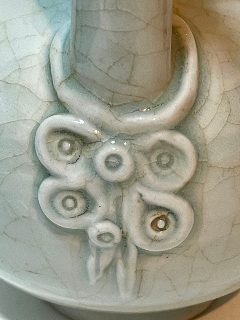 中国 北宋時代 青白磁 执壺 影青水注。