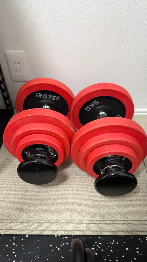 IROTEC（アイロテック） ダンベル 40KGセット（片手20kg×2個）