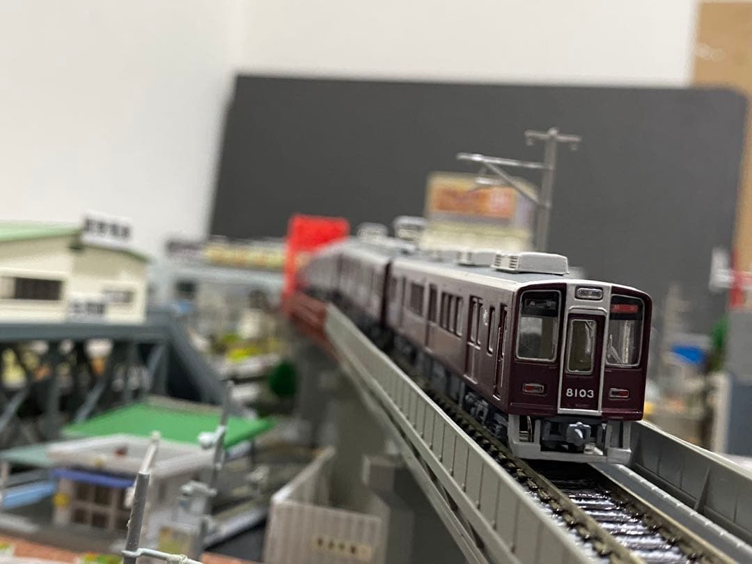 週末値下げ中！阪急8000系GM製エコノミーキット組立品8両セット（動力なし）