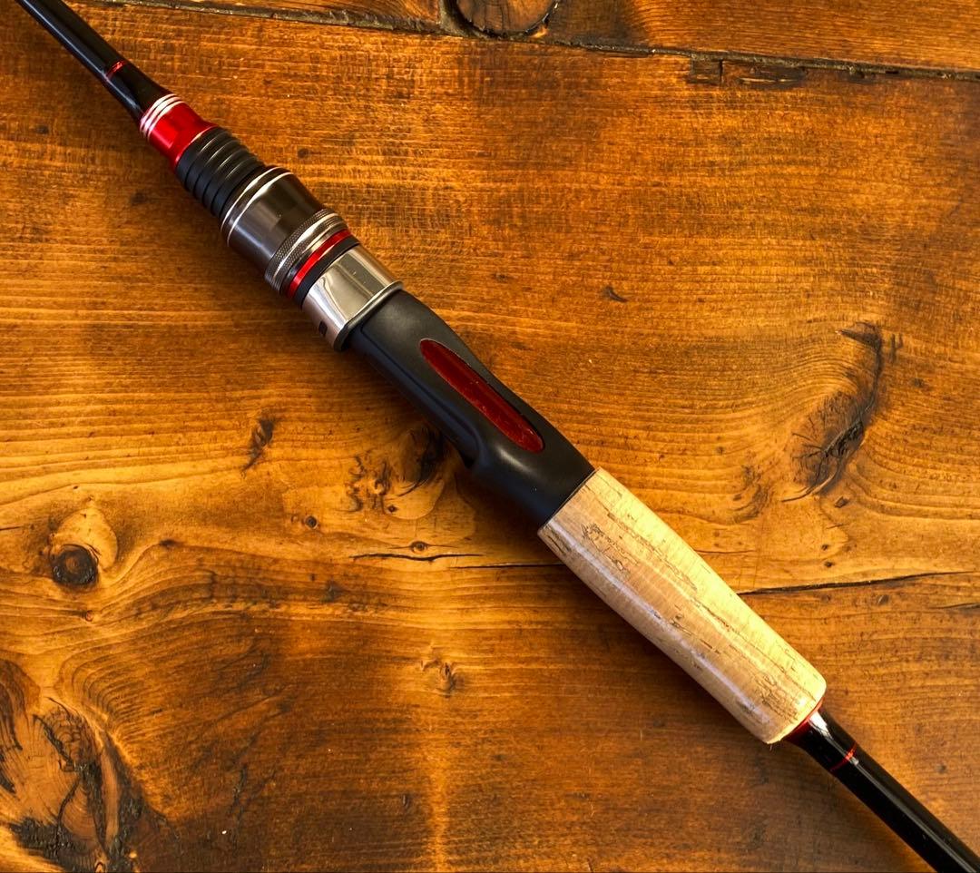 2ピーススピニングロッド 超軽量　カーボンロッド　バスロッド　バス釣り　2way