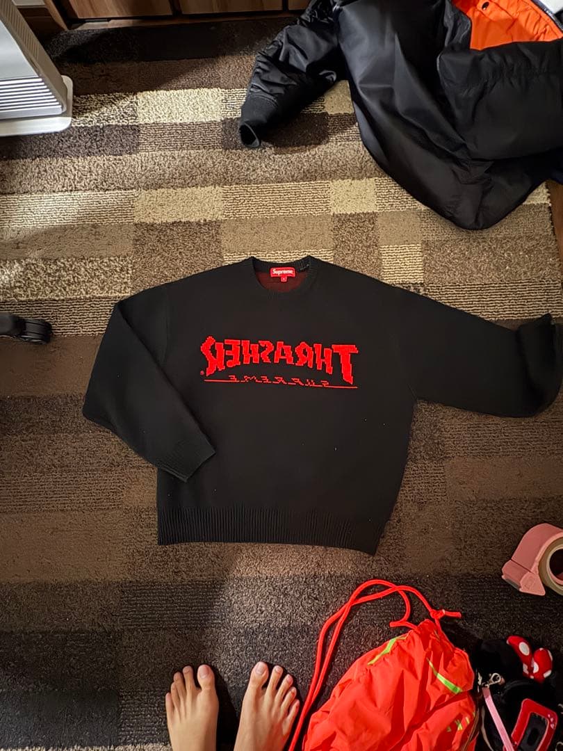 Supreme ×THRASHER スウェット S