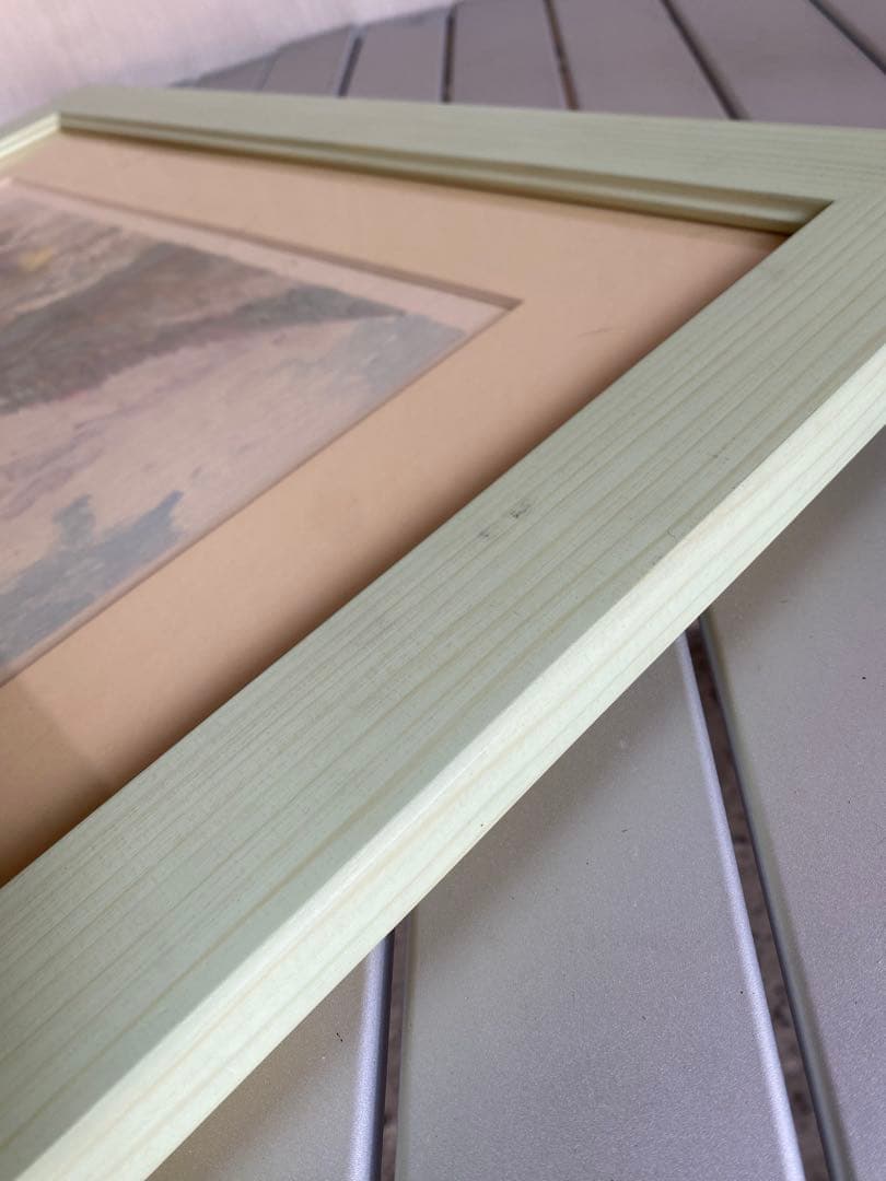 F. NERI 水彩画 Grazia della Folla 風景画　額縁