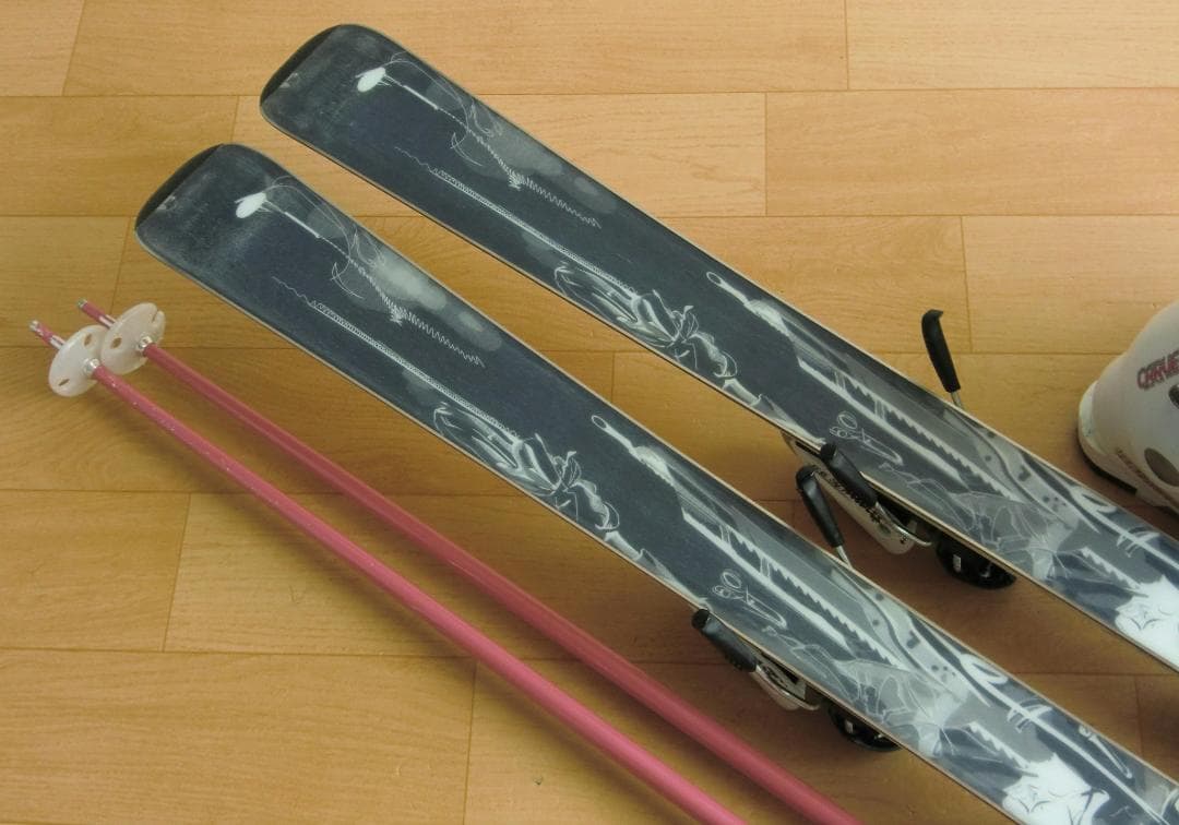 ■■送料無料■HEAD■女性用スキーフルセット■板149靴24.5■メンテ付■■