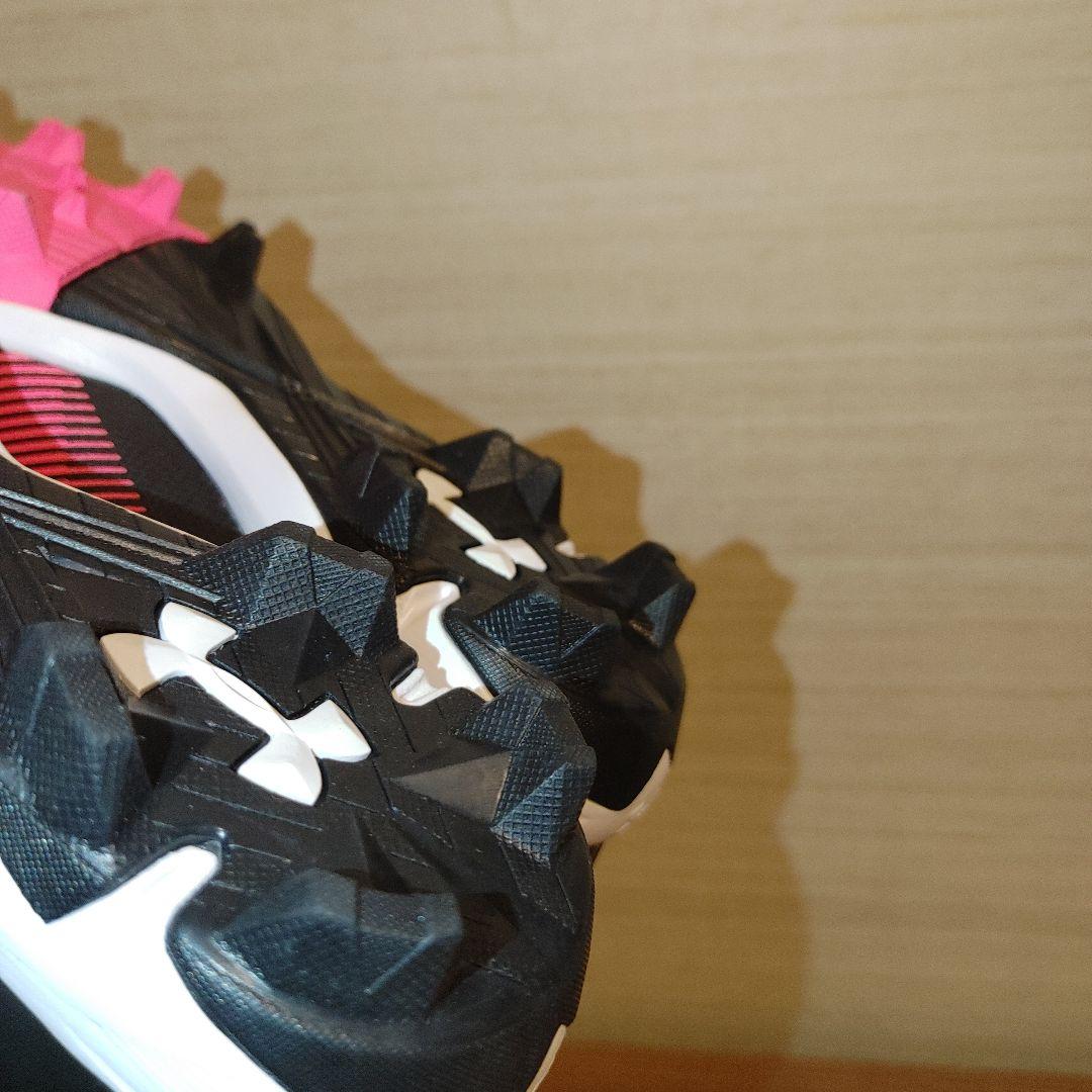 アンダーアーマー　野球　スパイク　ポイント 24.0センチ　ピンク×ブラック