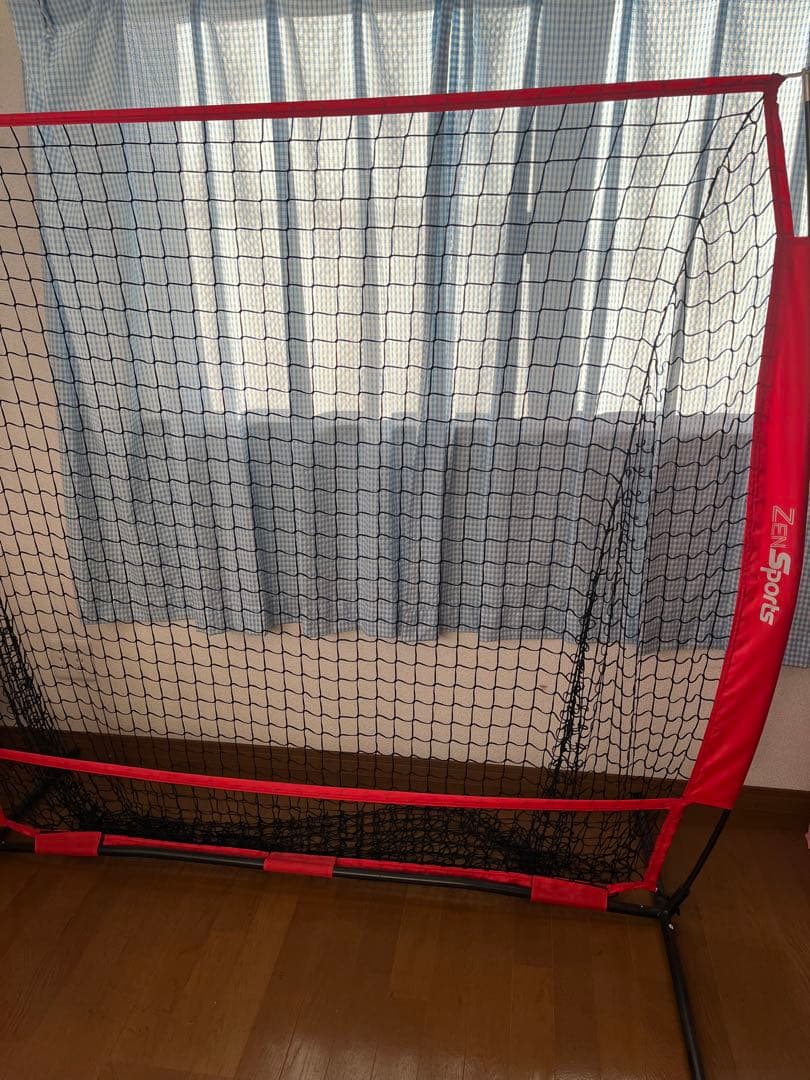 ZenSports バッティングネット 、 穴あきボール、スタンドの3点セット
