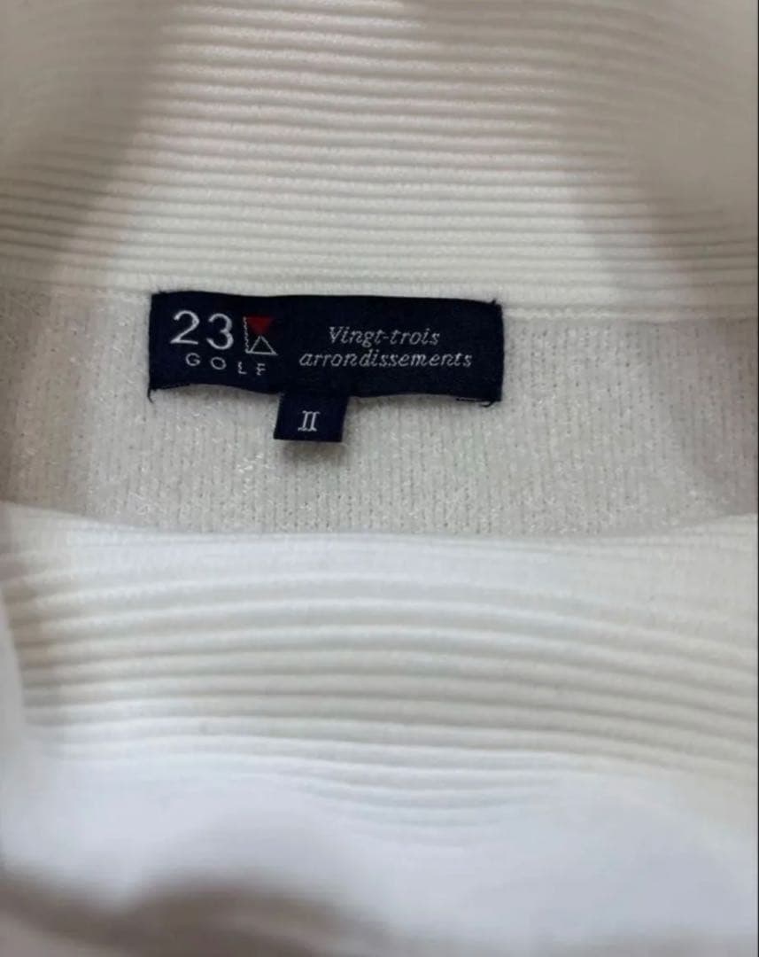 23区ゴルフ　モックセーター&ニットスカート