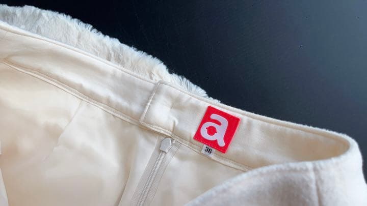 アルチビオ　ファースカート　ホワイト