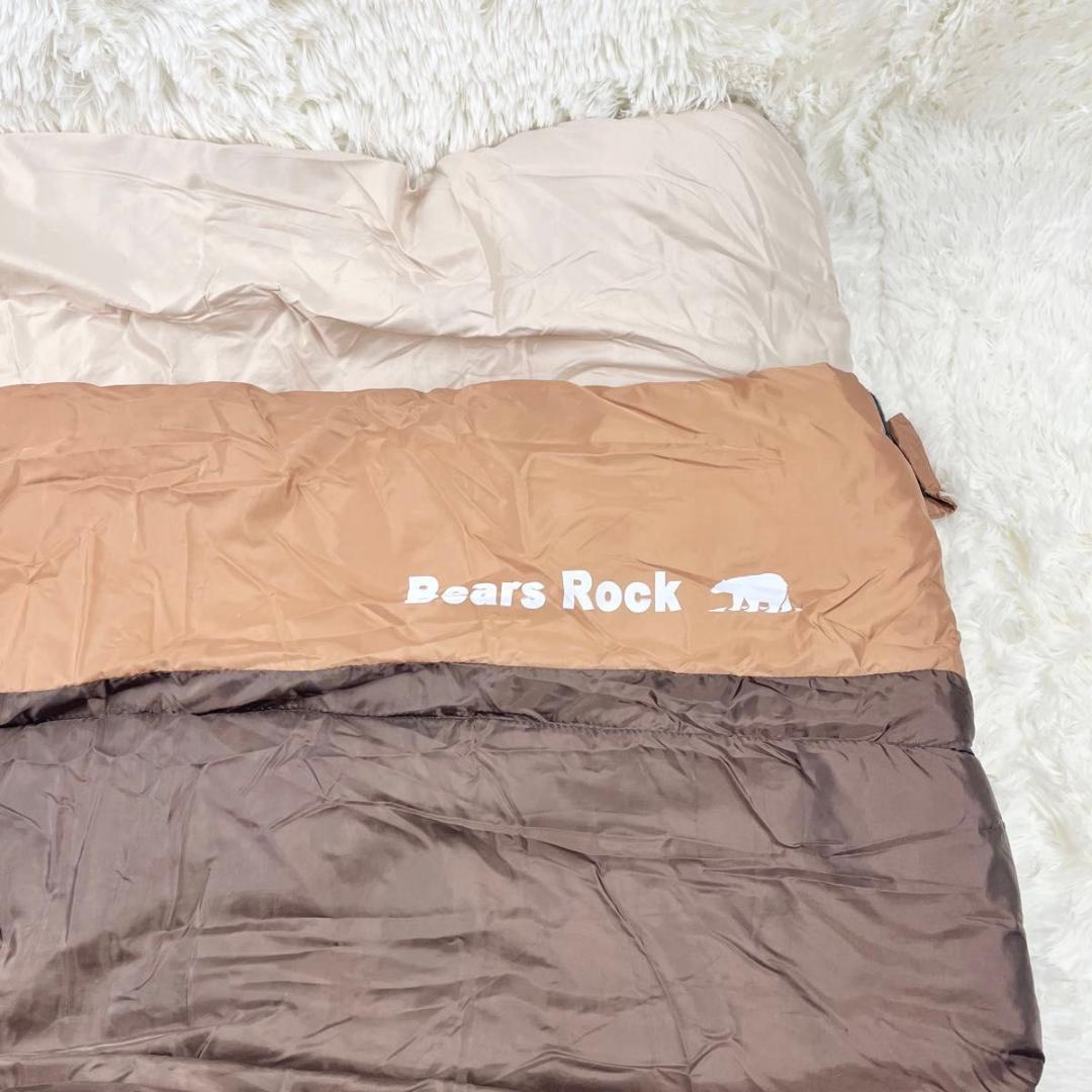 【美品】Bears Rock 寝袋 シュラフ TX-701 封筒型 ねぶくろん