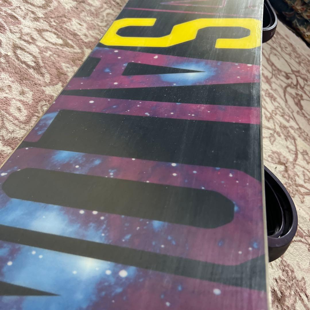 美品 SALOMON 151cm FLUX バイン付 スノーボードセット