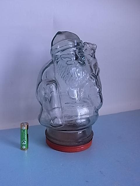 珍品　和ガラス　ガラス瓶　飴瓶　菓子瓶　地球瓶　昭和レトロ　駄菓子屋　気泡　戦前