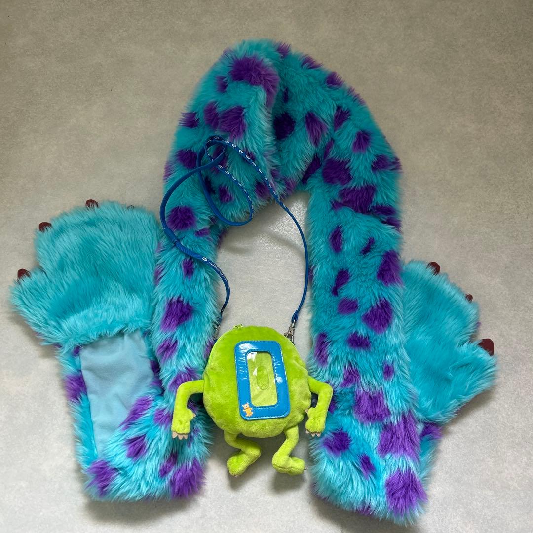 ディズニー　サリー　ファンキャップ　マイク　パスケース