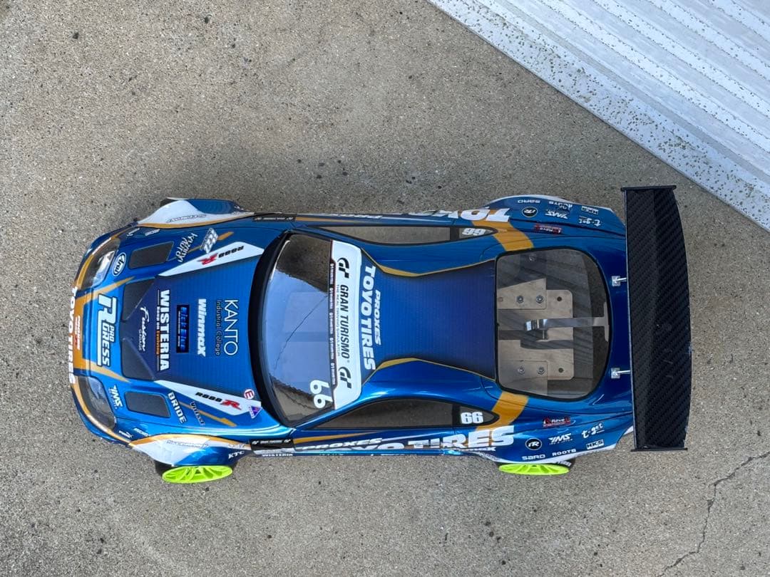 アディクション 80スープラ TOYO仕様 ラジドリボディ 塗装済未走行