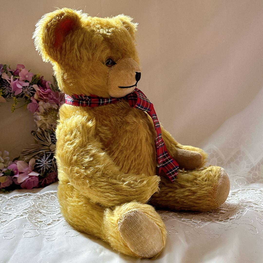 ❤️ニッカーボッカー❤️ 大きめずっしりアンティークベア　テディベア　ビンテージ