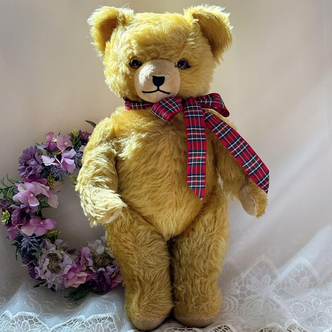 ❤️ニッカーボッカー❤️ 大きめずっしりアンティークベア　テディベア　ビンテージ