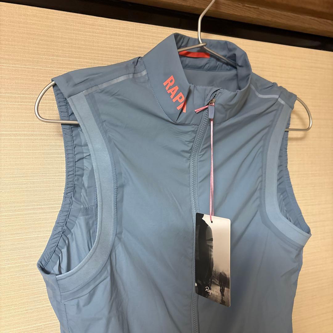 ラファ メンズ プロチーム ライトウェイト ジレ Sサイズ 青系