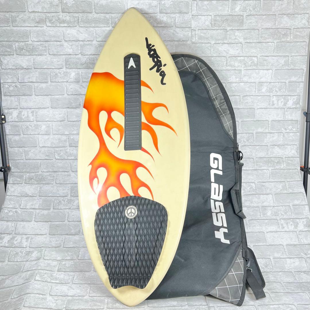 victoria ビクトリア スキムボード ファイヤーパターン