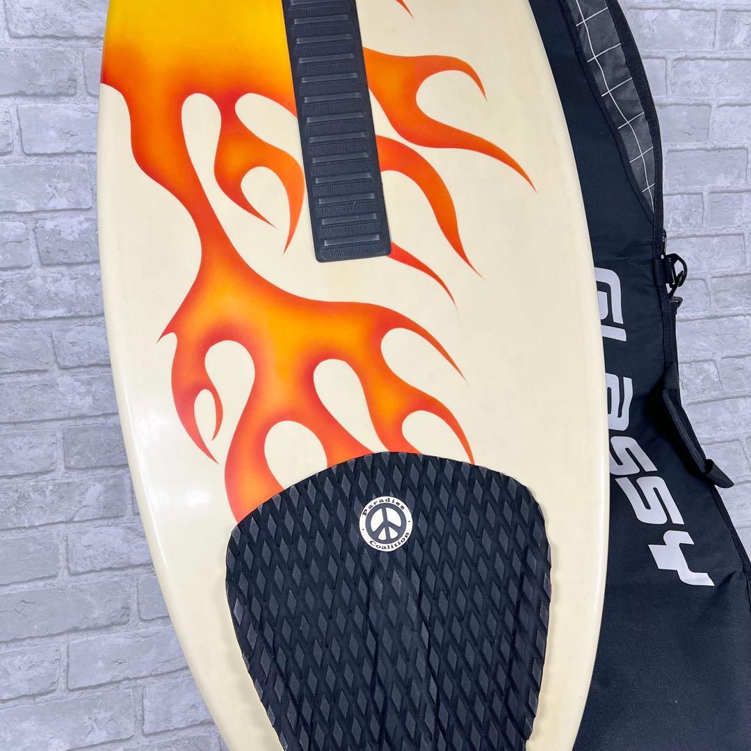 victoria ビクトリア スキムボード ファイヤーパターン