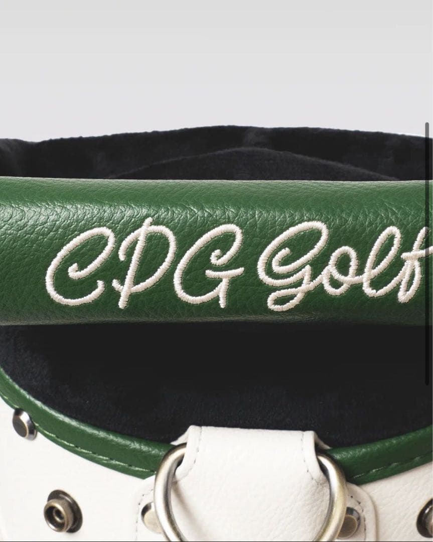 激レア　新品未使用　CPG Golf キャディバッグ グリーン/ホワイト