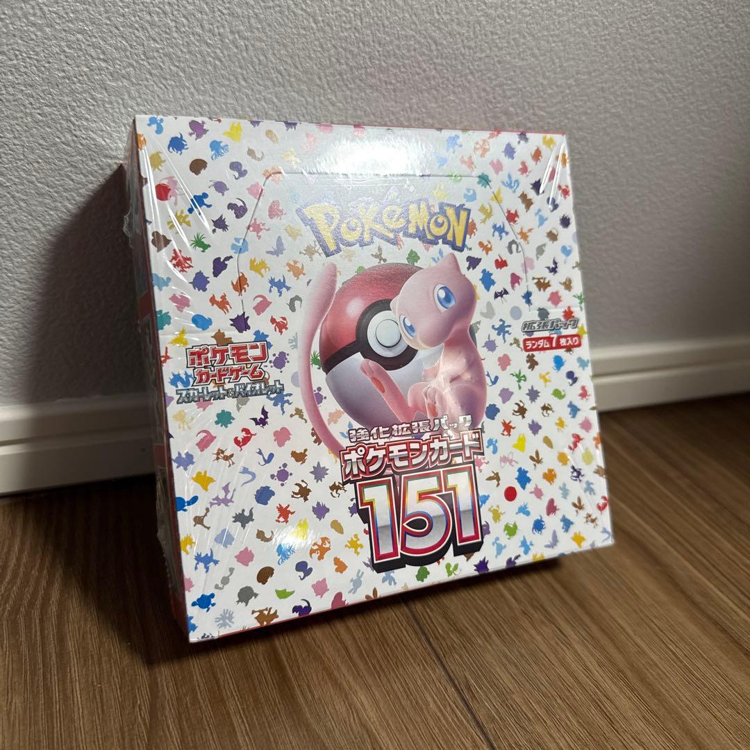 【新品未開封】ポケモンカード151 ボックス　シュリンク付き　box ポケカ
