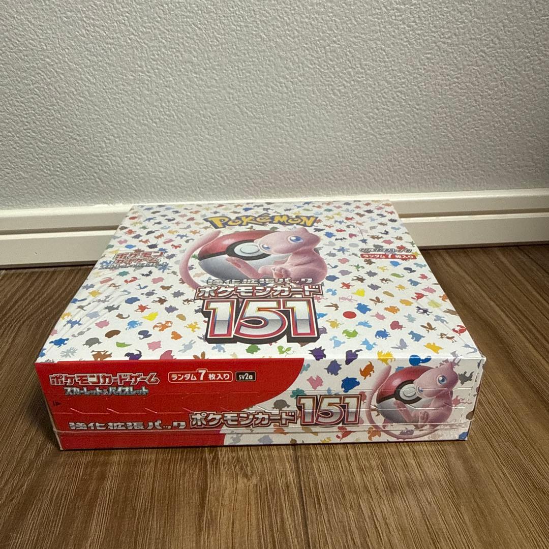 【新品未開封】ポケモンカード151 ボックス　シュリンク付き　box ポケカ