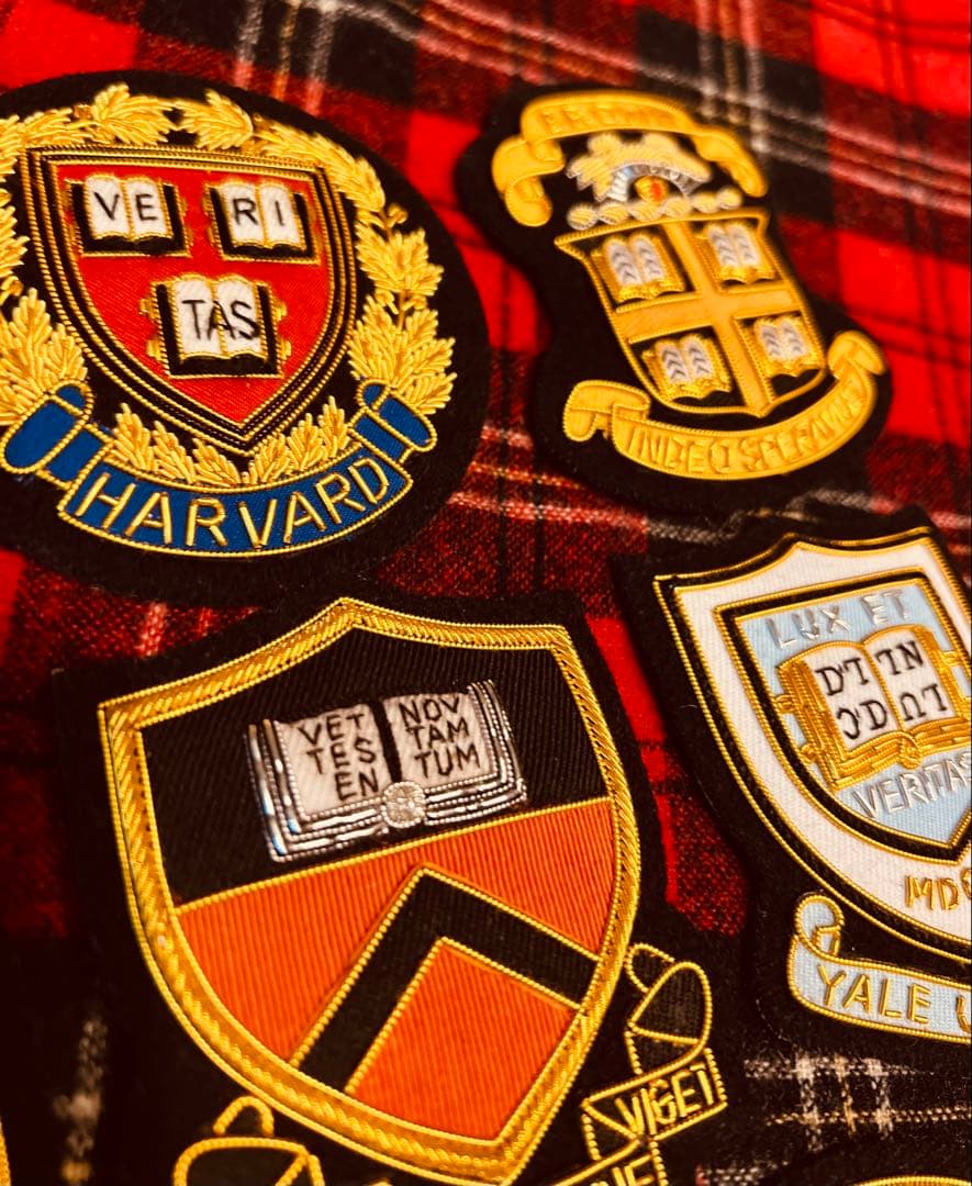 値引アイビーリーグ校章アメリカ東部8大学ブレザーエンブレム、ブラウン大学大変貴重