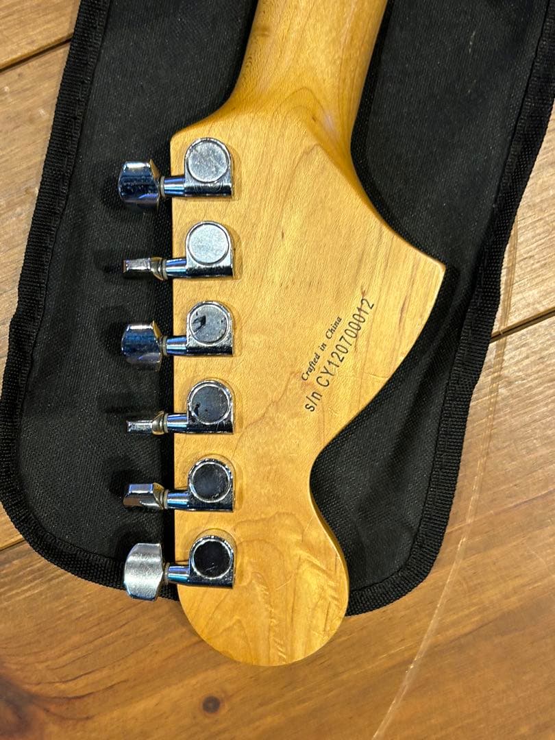 エレキギター サンバースト ギターケース付き