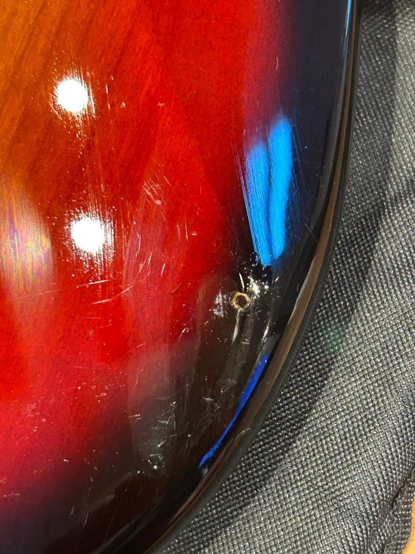 エレキギター サンバースト ギターケース付き