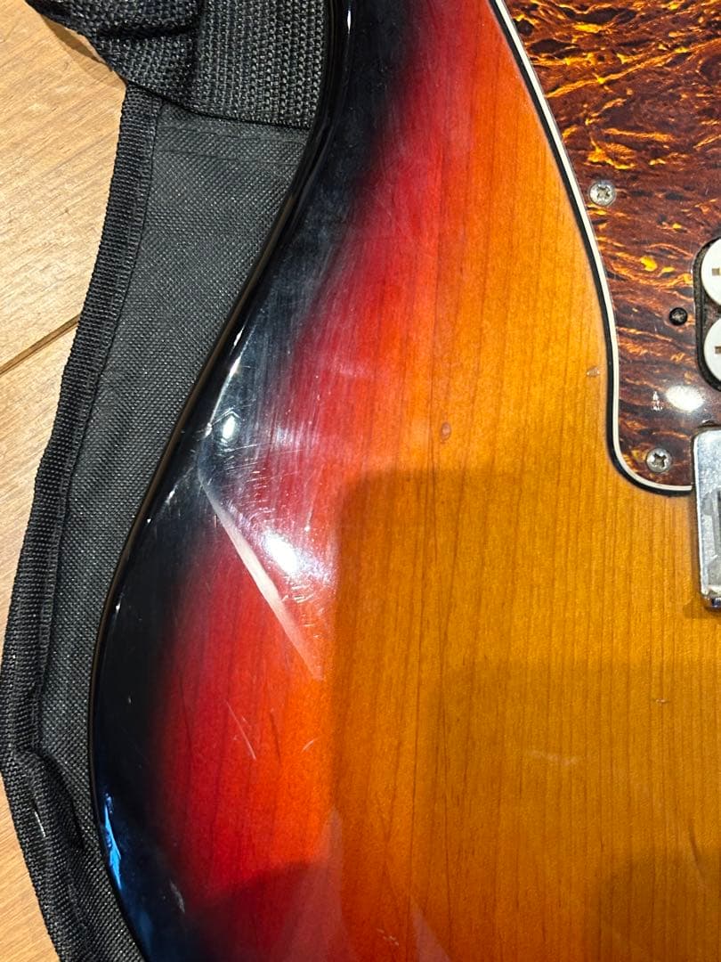 エレキギター サンバースト ギターケース付き