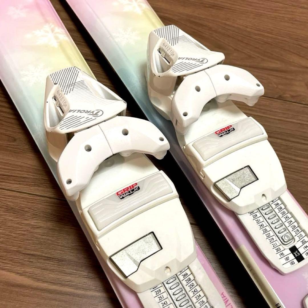 ジュニア スキー 120 ビンディング付き ポール 95cm STREULE