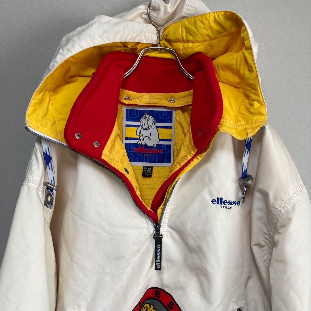 ellesse エレッセ スキー スノボー ウェアー ブルドック柄 L 160