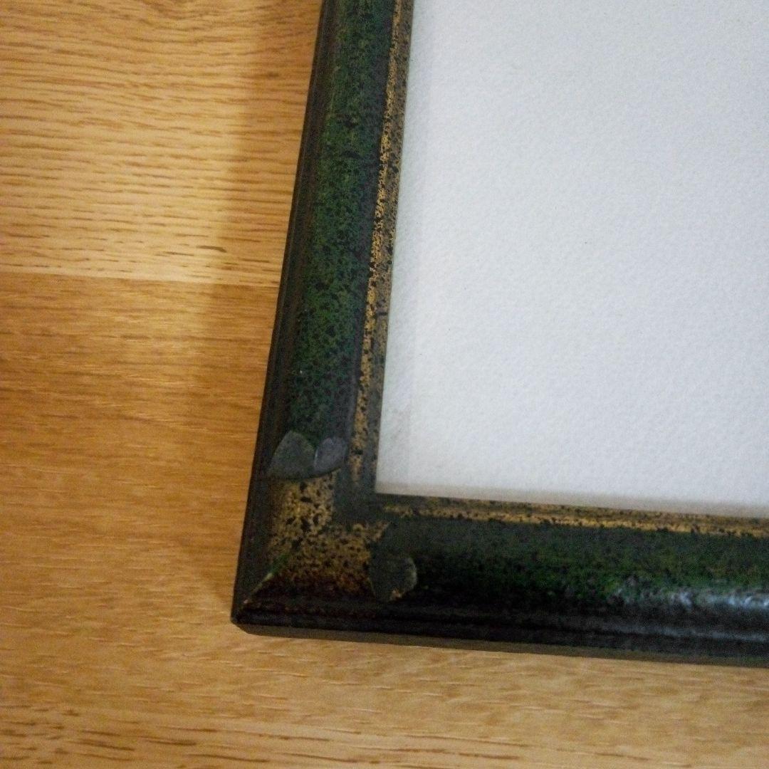 明治時代のガラス絵の美人図