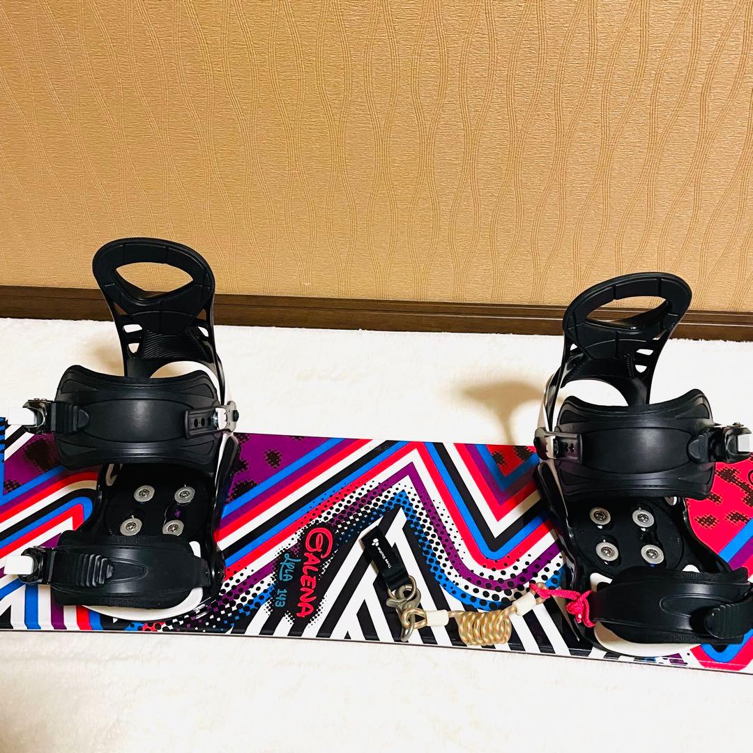 GALENA 143cm×FEZ S/M スノーボード、ビィンディングセット