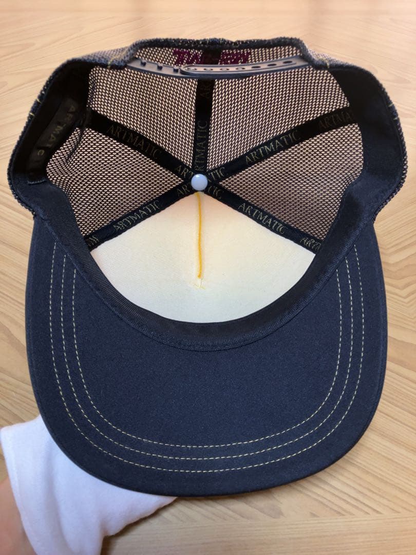 か*る様 【Diggy-MO'】2010ツアーキャップ黄色×後ろ刺繍パープル（中