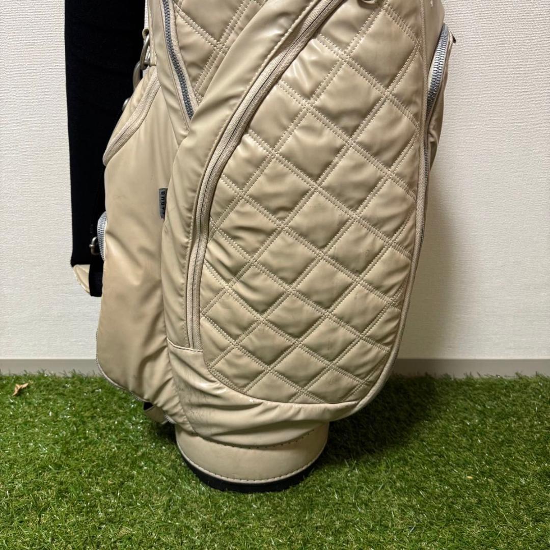 ONOFF オノフ キャディバッグ ゴルフバッグ ソフトタッチ本革調