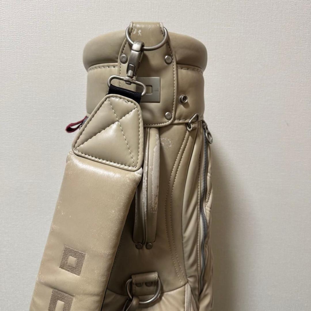 ONOFF オノフ キャディバッグ ゴルフバッグ ソフトタッチ本革調